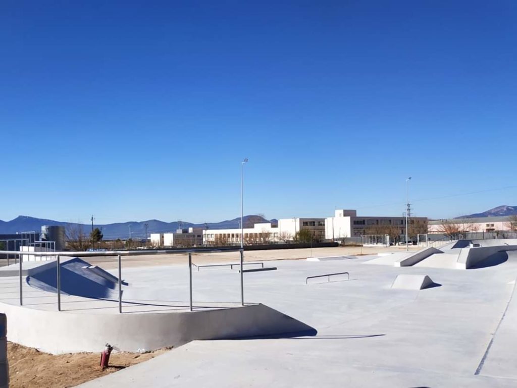 asi luce el Skatepark antes de su inauguracion en Ibi