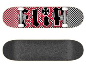 skateboard flip rojo checkers slideinline