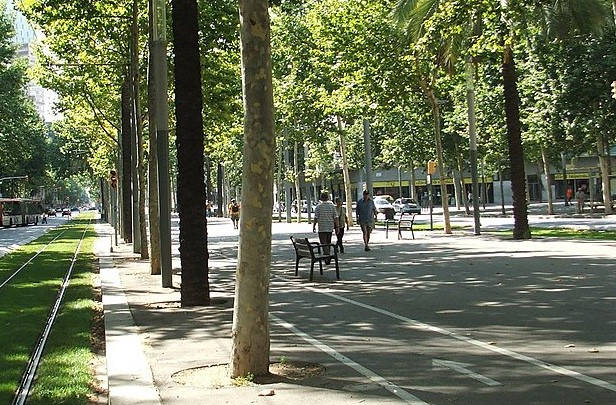 paseo avenida bcn