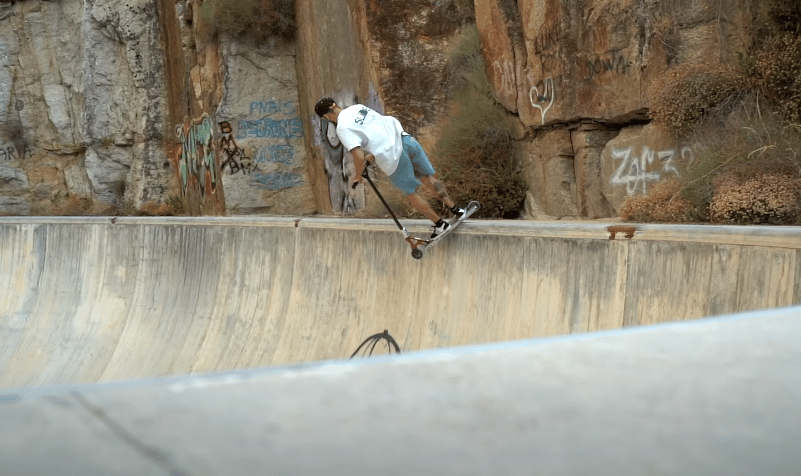 stall scooter trick truco patinete