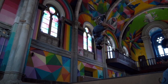 iglesia, skate, scooter, tour, okuda, kaos temple,