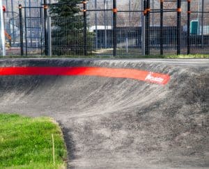 pump track, asfalto