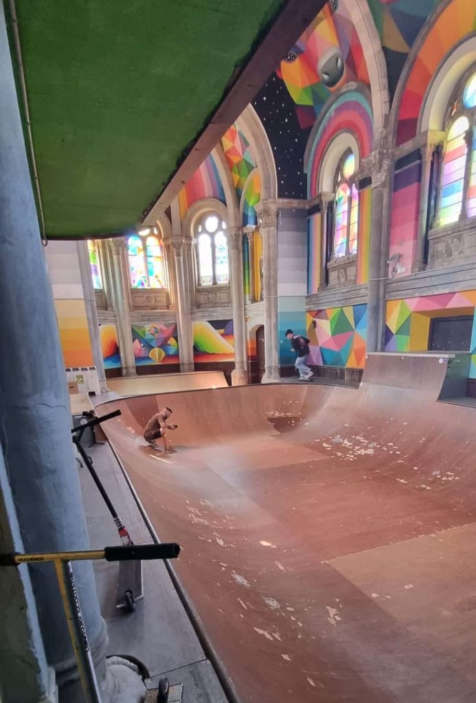 skatepark, iglesia, skate, oviedo, tour slide