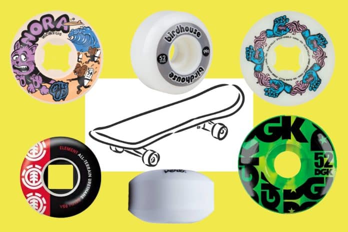 ruedas, skateboard, skate, elegir, mejores